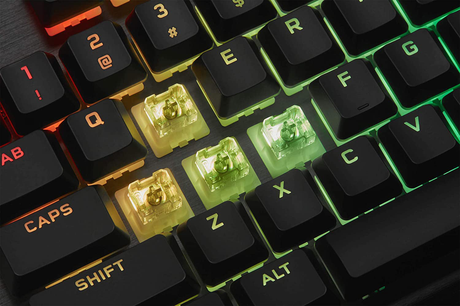 Corsair - K60 RGB PRO Mechanical Gaming Keyboard - Cherry Viola - Black - Keyboard by Corsair The Chelsea Gamer