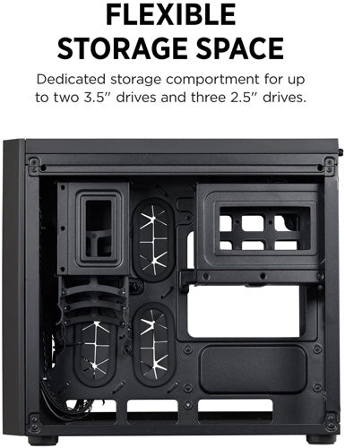 Corsair Crystal 280X PC Case - Black - Core Components by Corsair The Chelsea Gamer