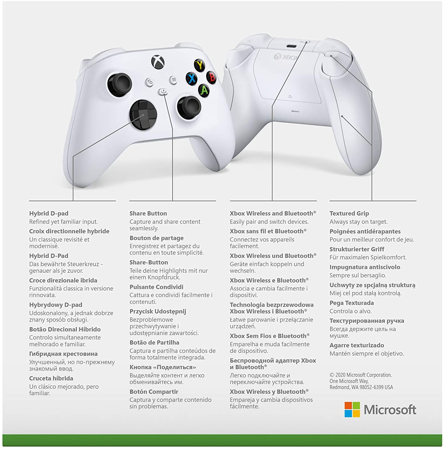 Xbox Wireless Controller - Robot White - Console Accessories by Microsoft The Chelsea Gamer