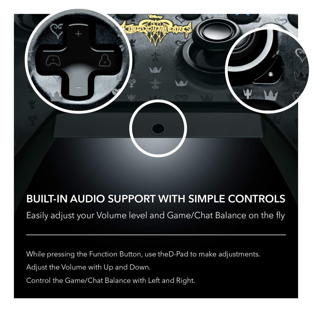 Kingdom Hearts Limited Edition Xbox One Controller - Wired - Console Accessories by HORI The Chelsea Gamer