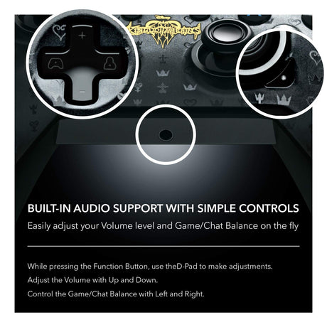 Kingdom Hearts Limited Edition Xbox One Controller - Wired - Console Accessories by HORI The Chelsea Gamer