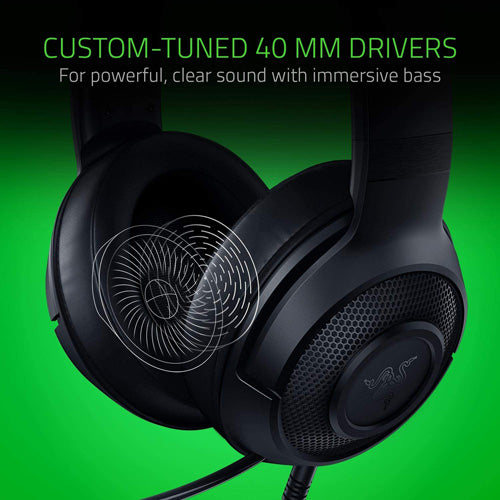 Razer Kraken X - Black - Wired Headset - Console Accessories by Razer The Chelsea Gamer