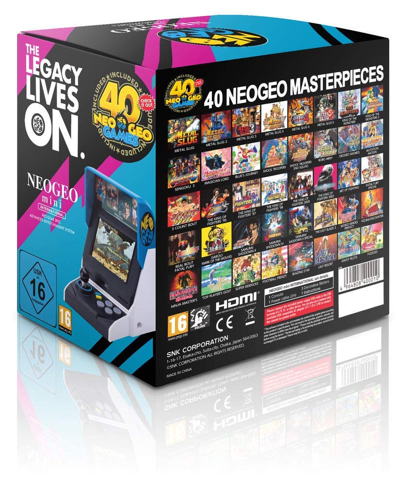 NEOGEO Mini Console: International Version - Console pack by SNK The Chelsea Gamer