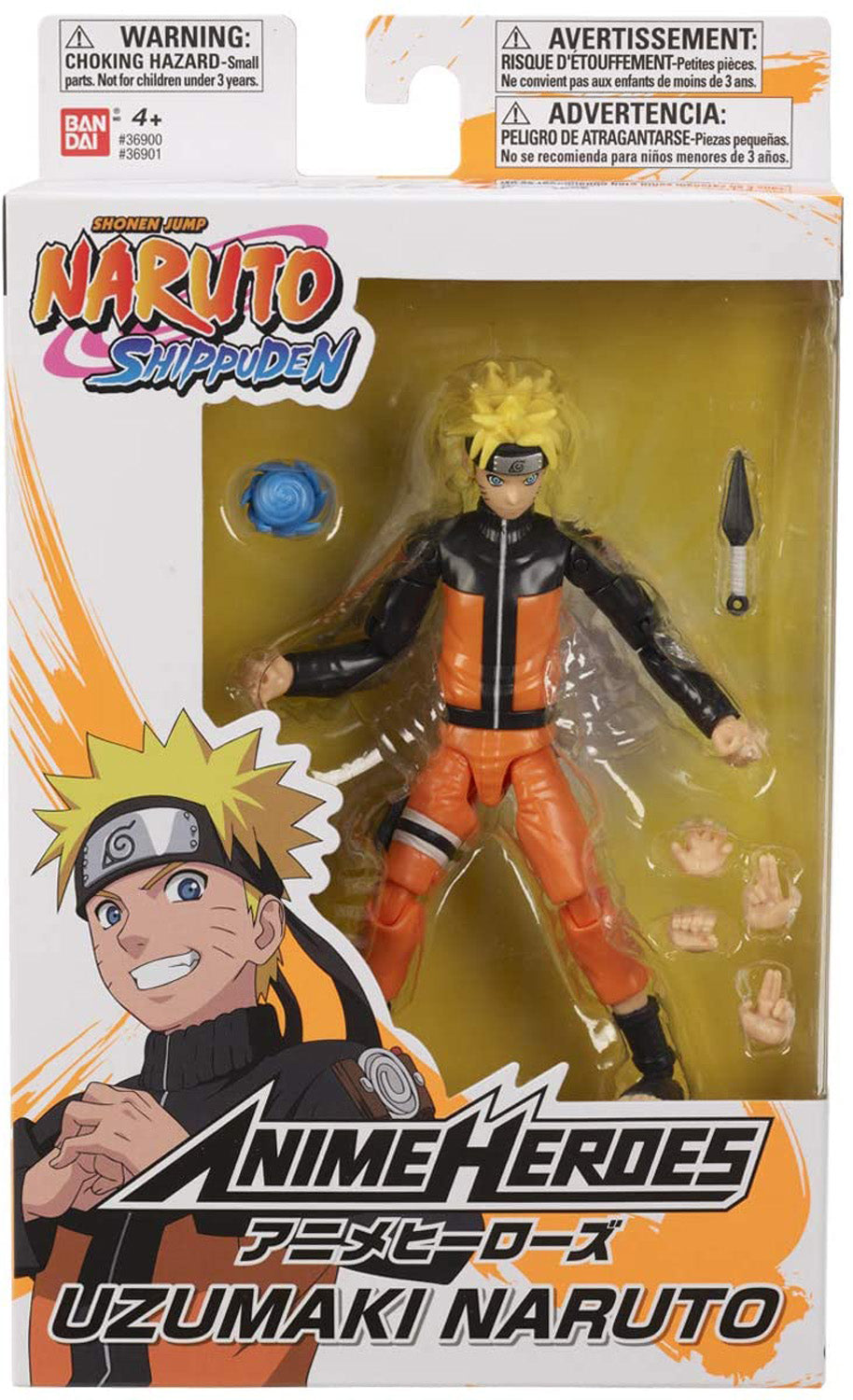 Bandai - Anime Heroes - Uzumaki Naruto - merchandise by Bandai Namco Merchandise The Chelsea Gamer