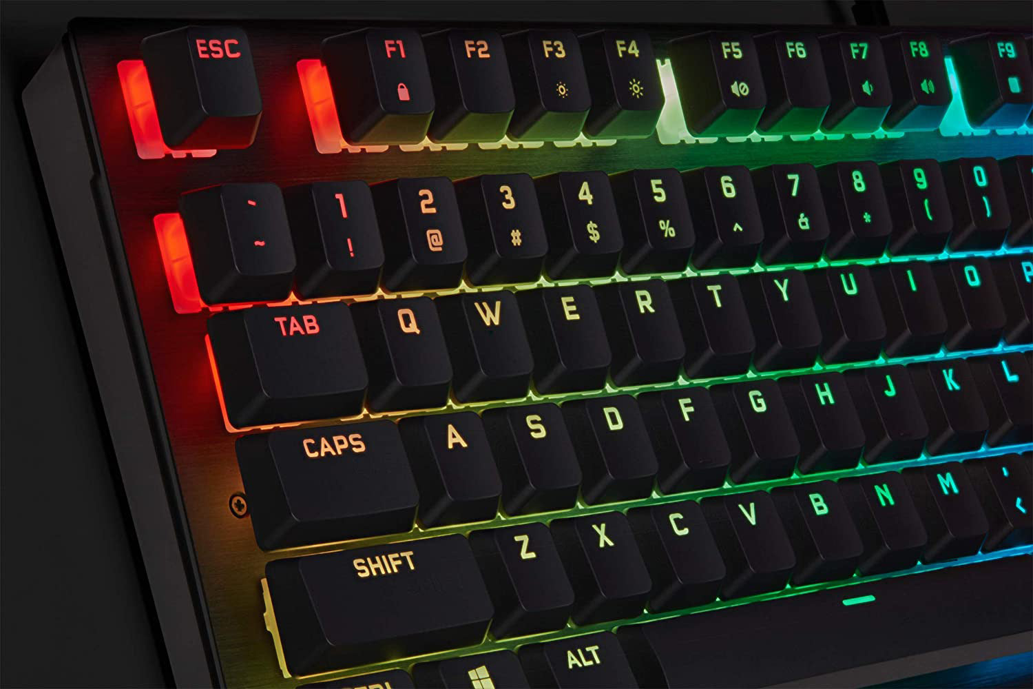 Corsair - K60 RGB PRO Mechanical Gaming Keyboard - Cherry Viola - Black - Keyboard by Corsair The Chelsea Gamer