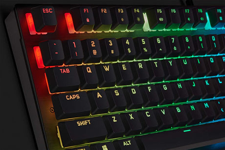 Corsair - K60 RGB PRO Mechanical Gaming Keyboard - Cherry Viola - Black - Keyboard by Corsair The Chelsea Gamer