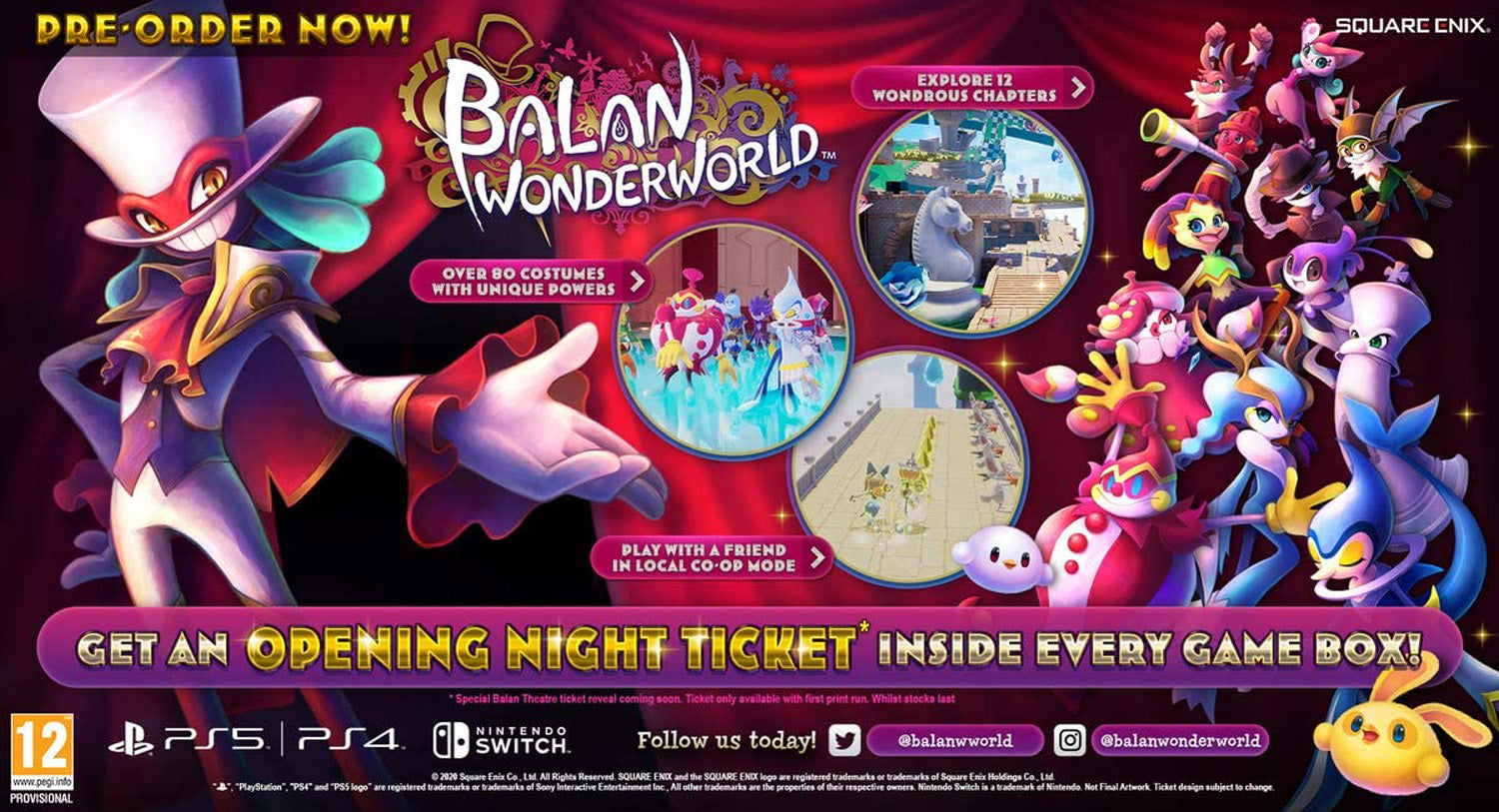 Balan Wonderworld - PlayStation 5 - Video Games by Square Enix The Chelsea Gamer
