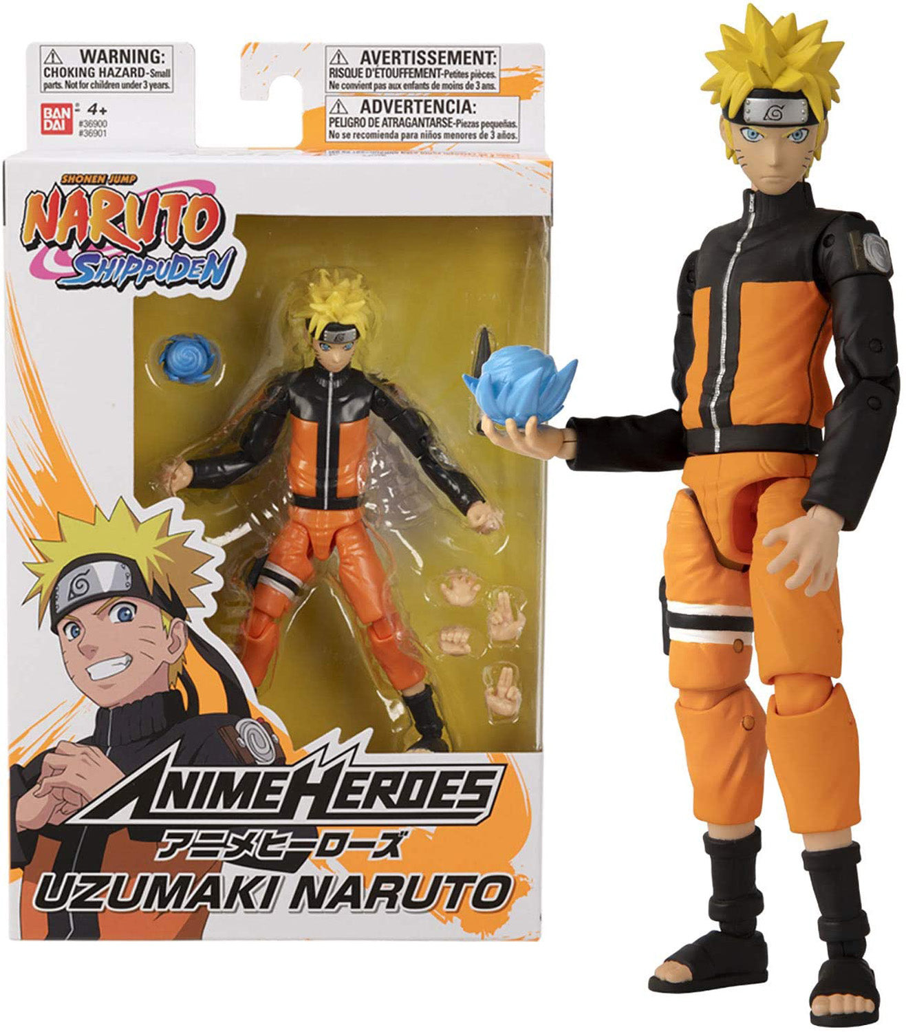 Bandai - Anime Heroes - Uzumaki Naruto - merchandise by Bandai Namco Merchandise The Chelsea Gamer