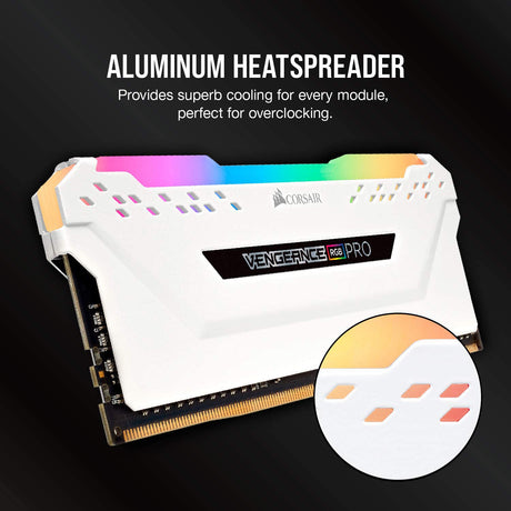 Corsair Vengeance CMW16GX4M2C3000C15W memory module 16 GB 2 x 8 GB DDR4 3000 MHz - Core Components by Corsair The Chelsea Gamer