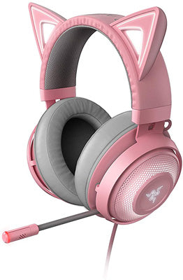 Razer Kraken Kitty Edtion - Razer Chroma USB Gaming Headset - Console Accessories by Razer The Chelsea Gamer