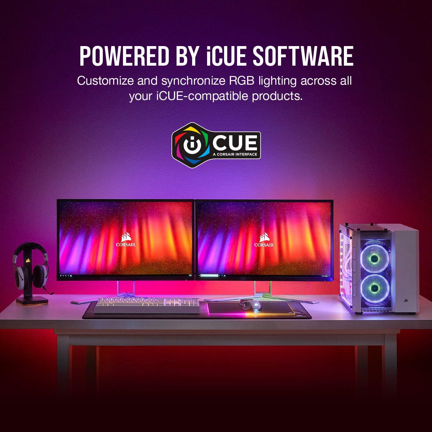 Corsair - iCUE LS100 Smart Lighting Strip Expansion Kit 250mm - Core Components by Corsair The Chelsea Gamer