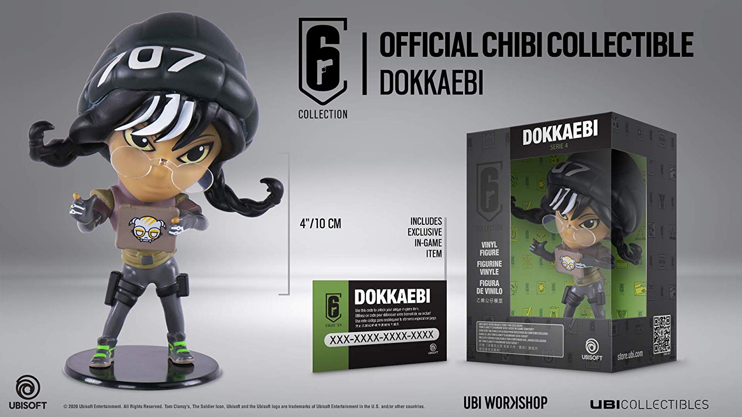 Rainbow Six Siege 6 Collection - Figurine Chibi série 6 Mira 10 cm Rainbow Six Siege 6 Collection - Figurine Chibi série 6 Mira 10 cm