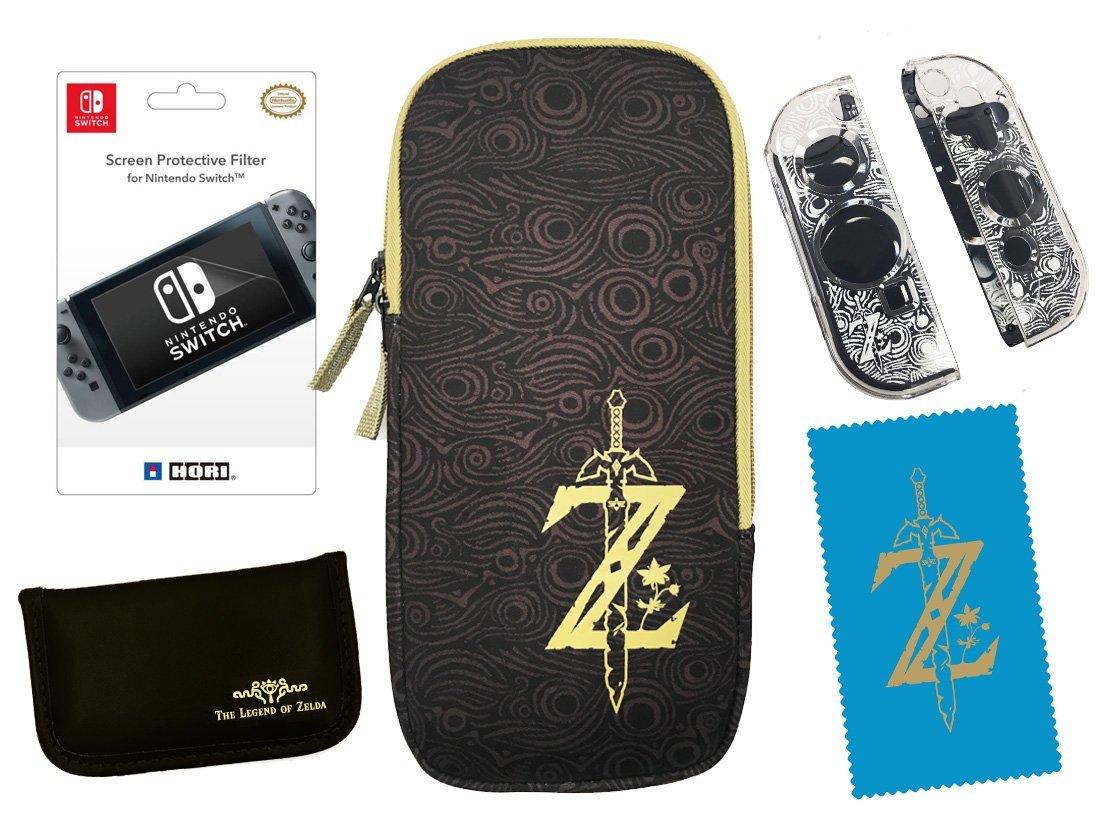 Zelda Breath of the Wild Starter Kit for Nintendo Switch by HORI - Console Accessories by HORI The Chelsea Gamer