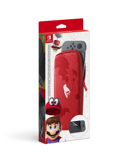 Nintendo Switch Accessory Set (Carry Case + Screen Protector) - Super Mario Odyssey Edition - Console Accessories by Nintendo The Chelsea Gamer