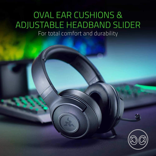 Razer Kraken X - Black - Wired Headset - Console Accessories by Razer The Chelsea Gamer