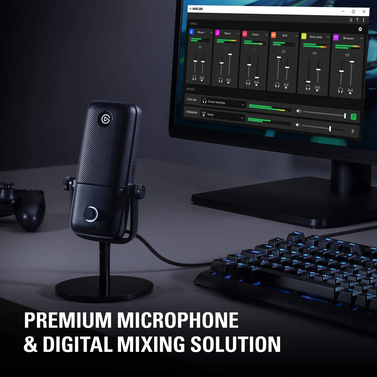 Elgato Wave 1 Mic - Console Accessories by Elgato The Chelsea Gamer