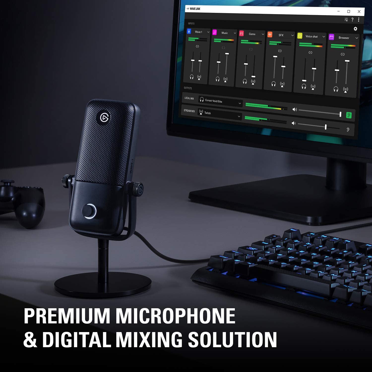 Elgato Wave 1 Mic - Console Accessories by Elgato The Chelsea Gamer