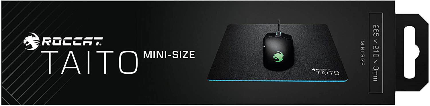Rocat - Taito Mini 3mm - Shiny Black Mousepad - Surface by Roccat The Chelsea Gamer