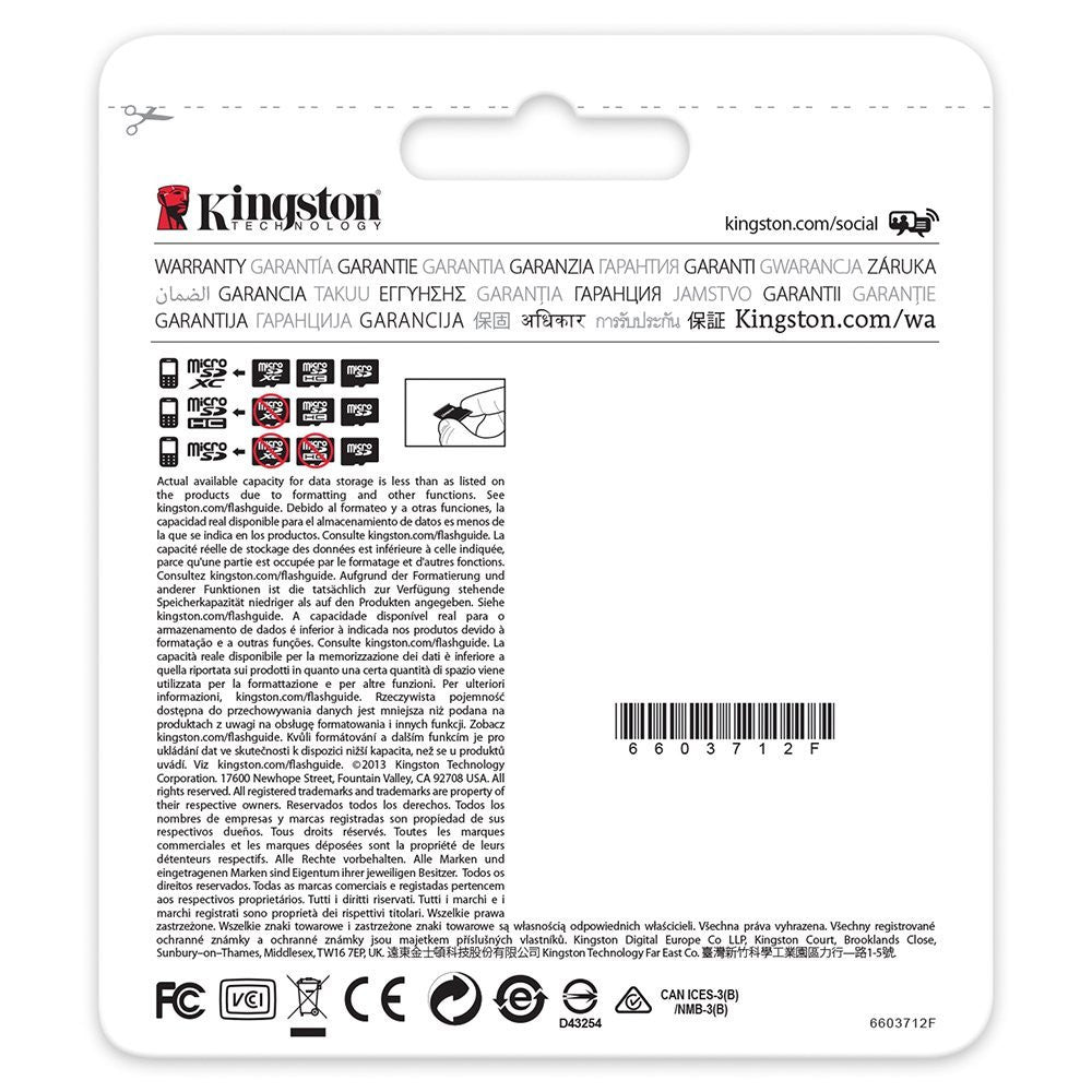 Kingston 128 GB microSDXC - Class 10/UHS-I - 45 MB/s Read - 10 MB/s Write - Memory by Kingston The Chelsea Gamer