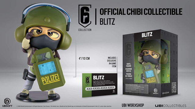 Six Collection Series 4 Blitz Chibi Figurine - merchandise by UBI Soft The Chelsea Gamer