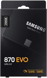 Samsung 870 EVO 250GB 2.5" SATA III SSD - Core Components by Samsung The Chelsea Gamer