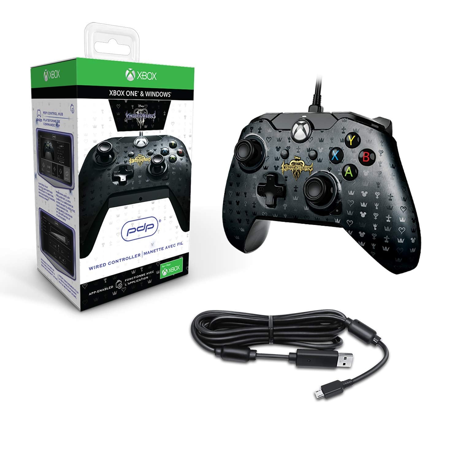 Kingdom Hearts Limited Edition Xbox One Controller - Wired - Console Accessories by HORI The Chelsea Gamer