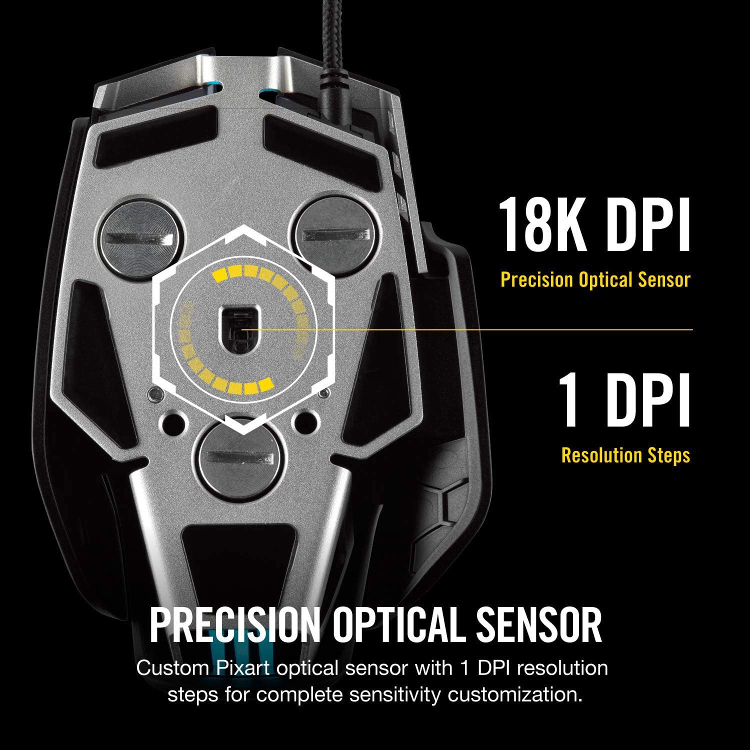 Corsair - M65 RGB ELITE Tunable FPS Gaming Mouse - Black - Mice by Corsair The Chelsea Gamer