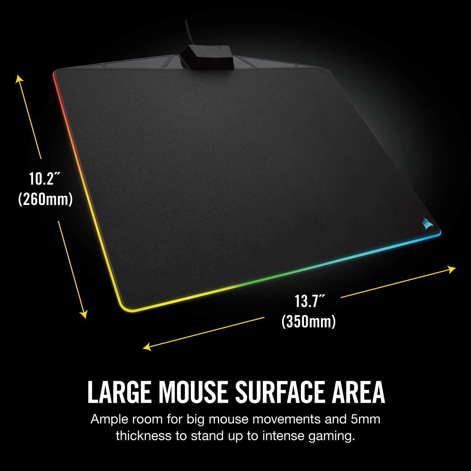 Corsair- MM800 RGB Polaris Gaming Mouse Pad - Surface by Corsair The Chelsea Gamer