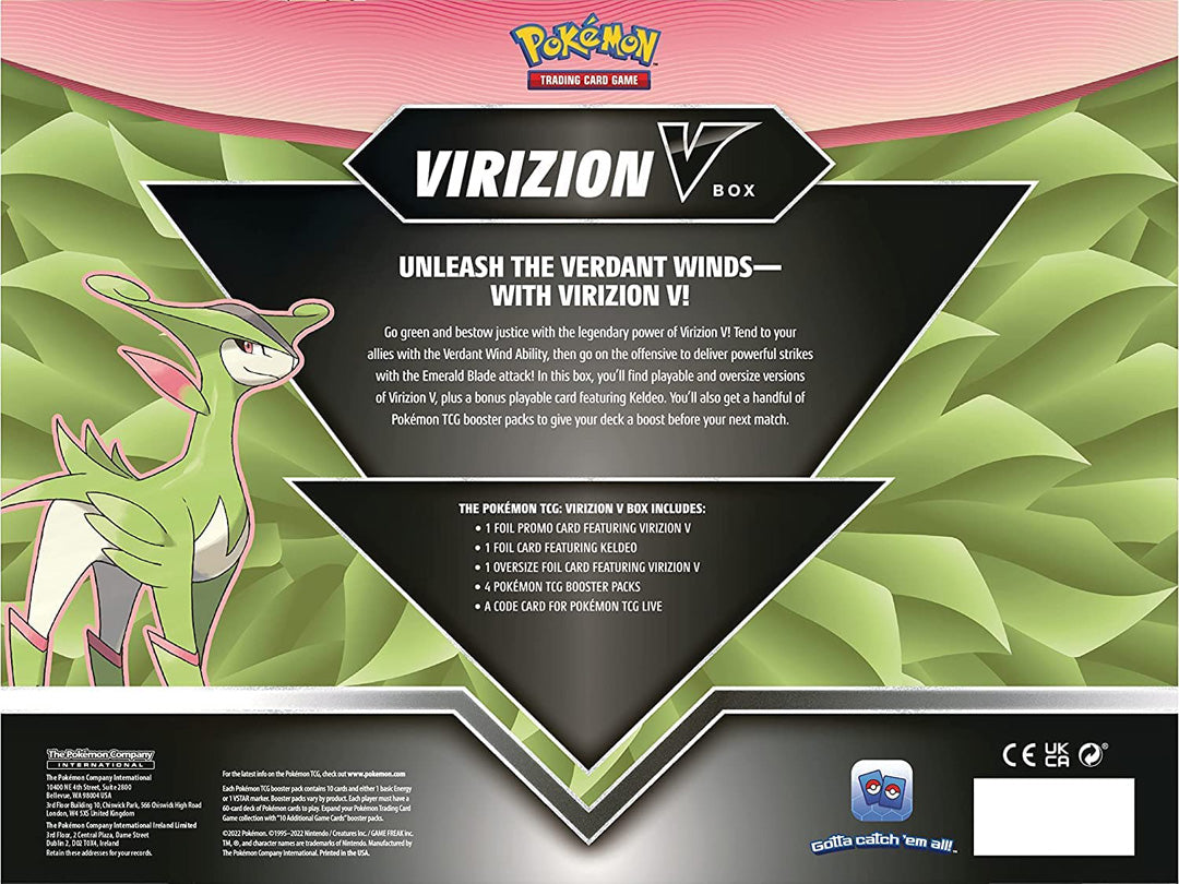 Pokemon TCG: Virizion V Box - Merchandise by Pokémon The Chelsea Gamer
