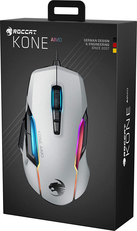 Roccat - Kone AIMO Remastered - White - Mice by Roccat The Chelsea Gamer