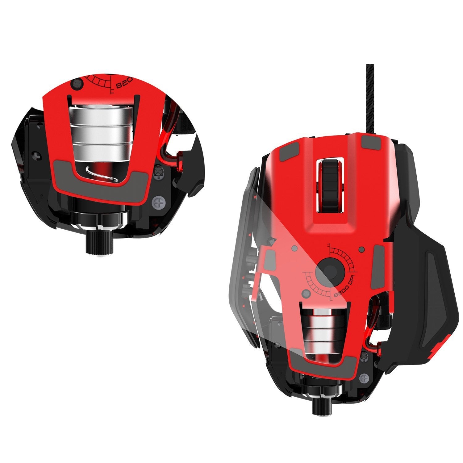 Mad Catz RAT6 Wired Laser Gaming Mouse - Black - Mice by Mad Catz The Chelsea Gamer