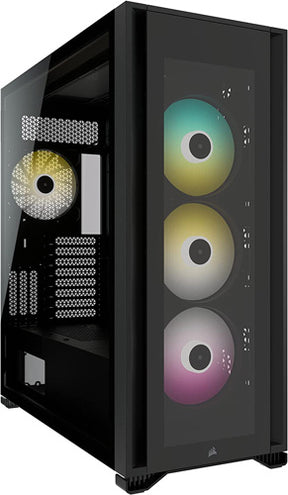 Corsair iCUE 7000X RGB Tempered Glass Full-Tower ATX PC Case — Black - Core Components by Corsair The Chelsea Gamer