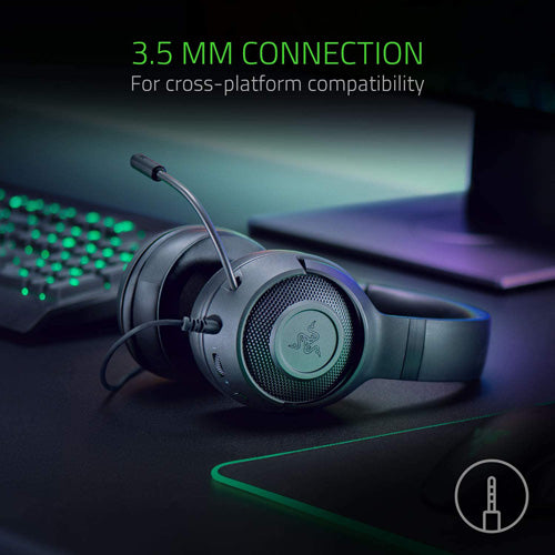 Razer Kraken X - Black - Wired Headset - Console Accessories by Razer The Chelsea Gamer