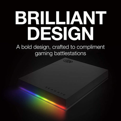 Seagate FireCuda Gaming Hard Drive 2TB External - Console Accessories by Seagate The Chelsea Gamer