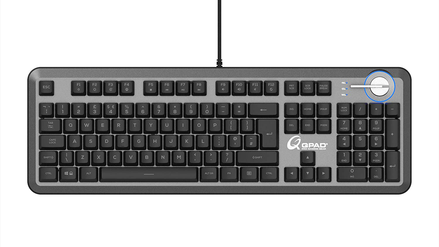 QPAD MK–95 Pro Gaming Mechanical Switchable Optical Switch Keyboard - Keyboard by QPAD The Chelsea Gamer