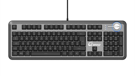 QPAD MK–95 Pro Gaming Mechanical Switchable Optical Switch Keyboard - Keyboard by QPAD The Chelsea Gamer