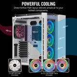 Corsair Crystal Series 680X RGB High Airflow Tempered Glass ATX Smart Gaming Case - White - Core Components by Corsair The Chelsea Gamer