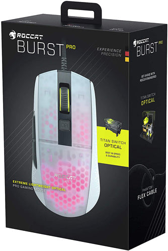 Roccat Burst Pro - White - Mice by Roccat The Chelsea Gamer