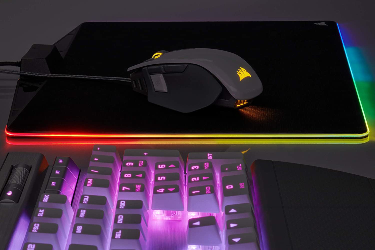 Corsair - M65 RGB ELITE Tunable FPS Gaming Mouse - White - Mice by Corsair The Chelsea Gamer