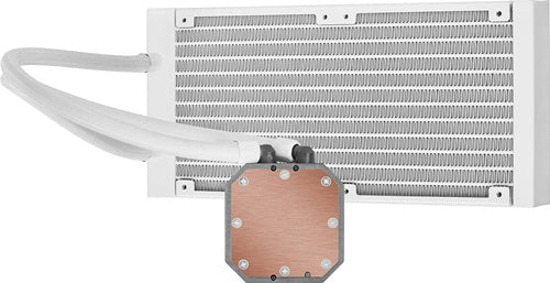 Corsair iCUE H100i ELITE CAPELLIX Liquid CPU Cooler - White - Core Components by Corsair The Chelsea Gamer