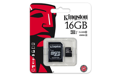 Kingston 16 GB microSDXC - Class 10/UHS-I - 45 MB/s Read - 10 MB/s Write - Memory by Kingston The Chelsea Gamer