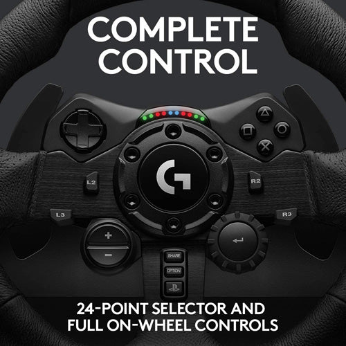 Logitech G923 Racing Wheel and Pedals for PlayStation and PC - Console Accessories by Logitech The Chelsea Gamer