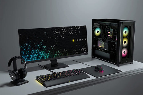 Corsair iCUE 5000X RGB Midi Tower PC Case - Black - Core Components by Corsair The Chelsea Gamer