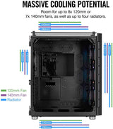 Corsair Crystal Series 680X RGB High Airflow Tempered Glass ATX Smart Gaming Case - Black - Core Components by Corsair The Chelsea Gamer