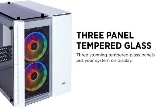 Corsair Crystal 280X PC Case - White - Core Components by Corsair The Chelsea Gamer