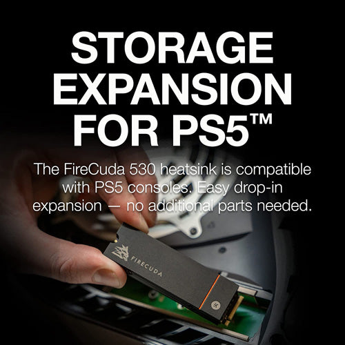 Seagate Firecuda 530 2TB NVMe M.2 Drive - W/Heatsink - Core Components by Seagate The Chelsea Gamer
