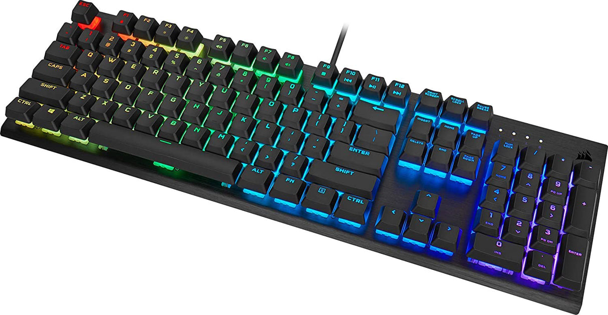 Corsair - K60 RGB PRO Mechanical Gaming Keyboard - Cherry Viola - Black - Keyboard by Corsair The Chelsea Gamer