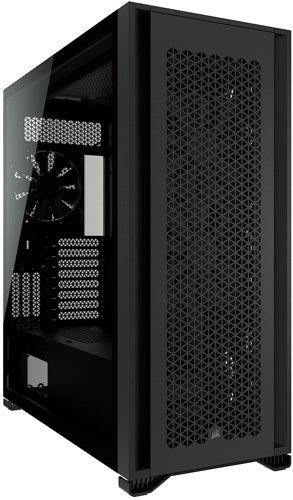 Corsair 7000D AIRFLOW Full Tower PC Case - Black - Core Components by Corsair The Chelsea Gamer