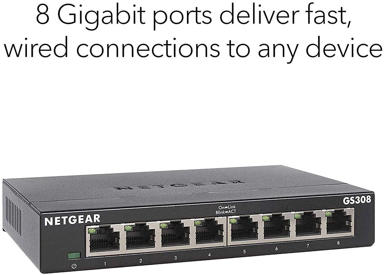 Netgear GS308v3 8 Ports Ethernet Switch - Networking by Netgear The Chelsea Gamer