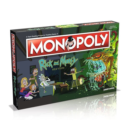 Rick & Morty - Monopoly - Board Game - merchandise by Hasbro The Chelsea Gamer